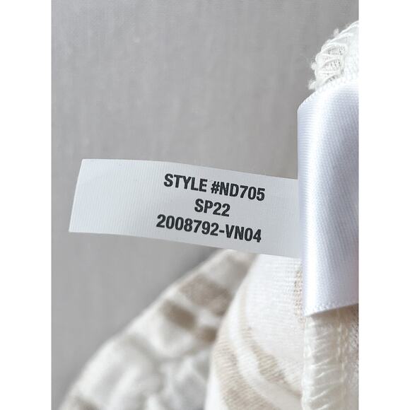 Madewell Linen-Blend Pull-On Paperbag Shorts Small Boho Beach Breezy Nautical - Picture 8 of 8